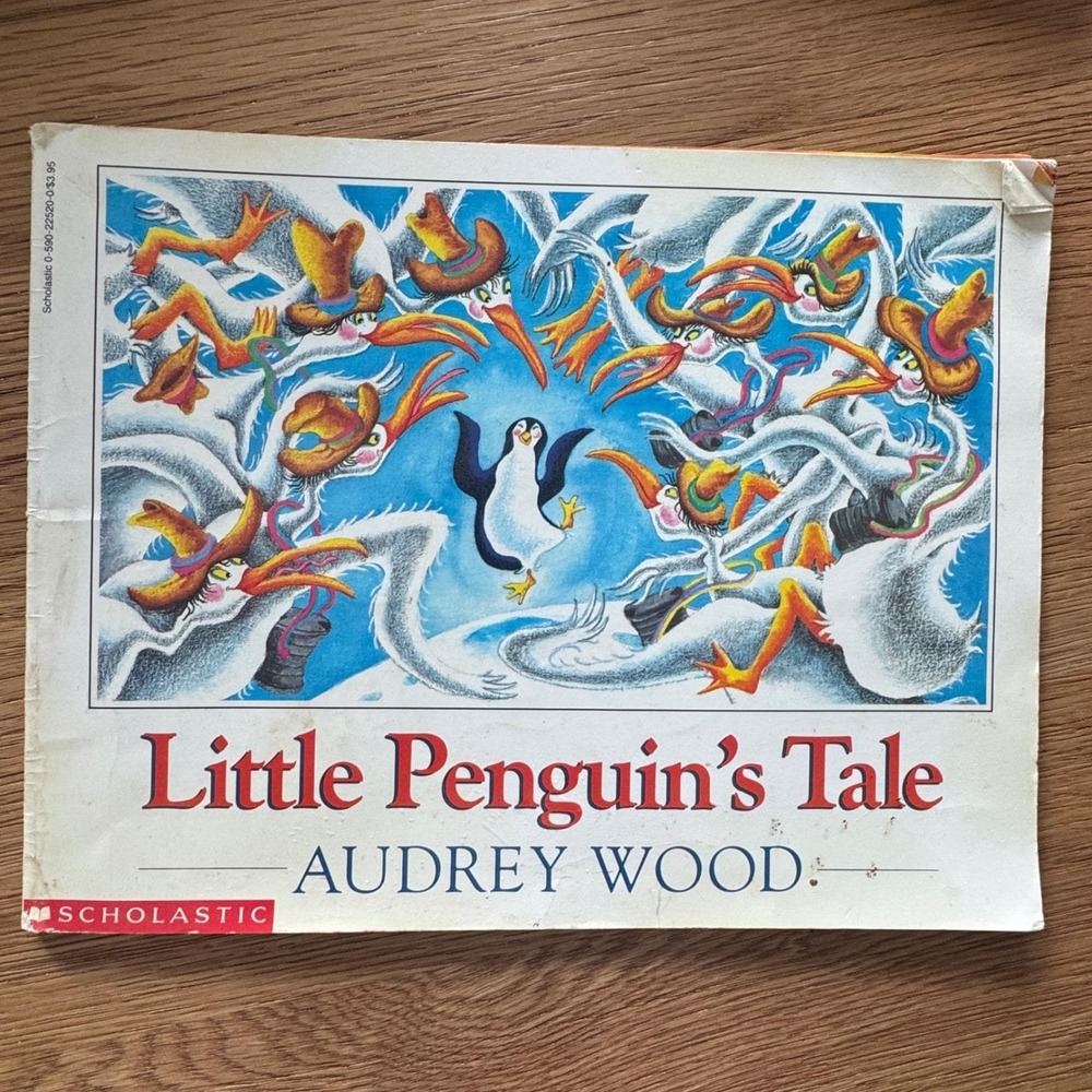 Little Penguin's Tale Audrey Wood Vintage 1993 Scholastic Paperback Vintage